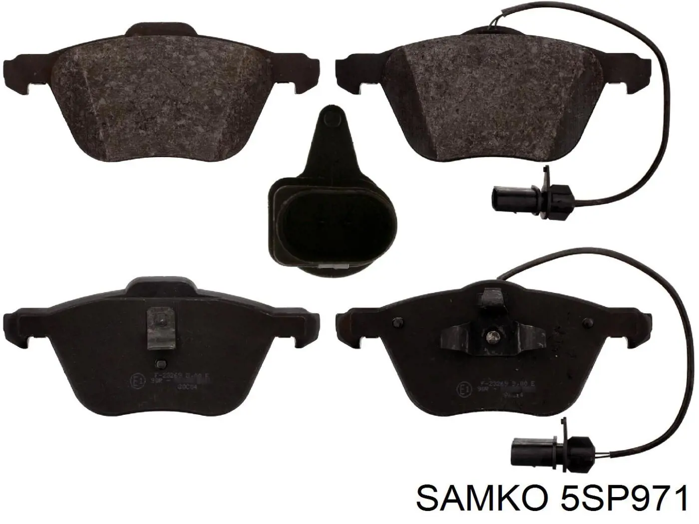 5SP971 Samko колодки гальмівні передні, дискові