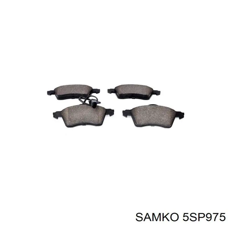 Передні тормозні колодки 5SP975 Samko