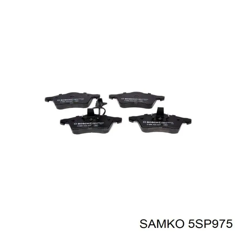 Купити 5SP975 Samko Колодки гальмівні передні, дискові