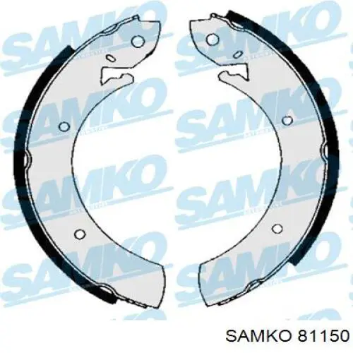 Купити 81150 Samko Колодки гальмові задні, барабанні