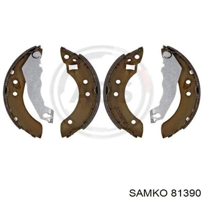 81390 Samko колодки гальмові задні, барабанні