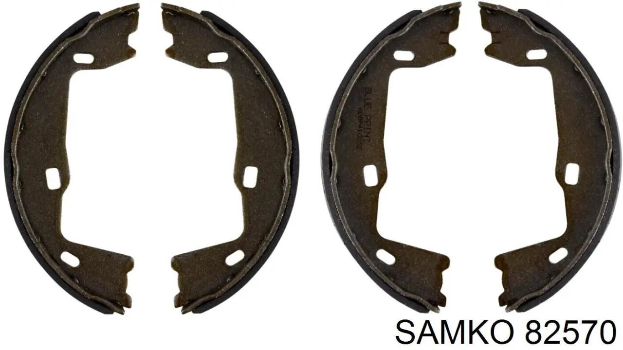82570 Samko Гальмівні колодки ручника