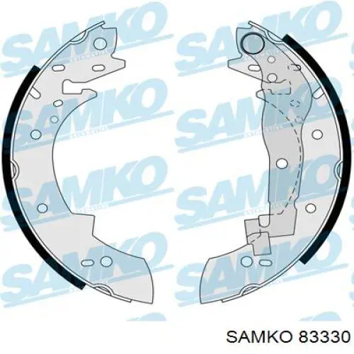 Купити 83330 Samko Колодки гальмові задні, барабанні