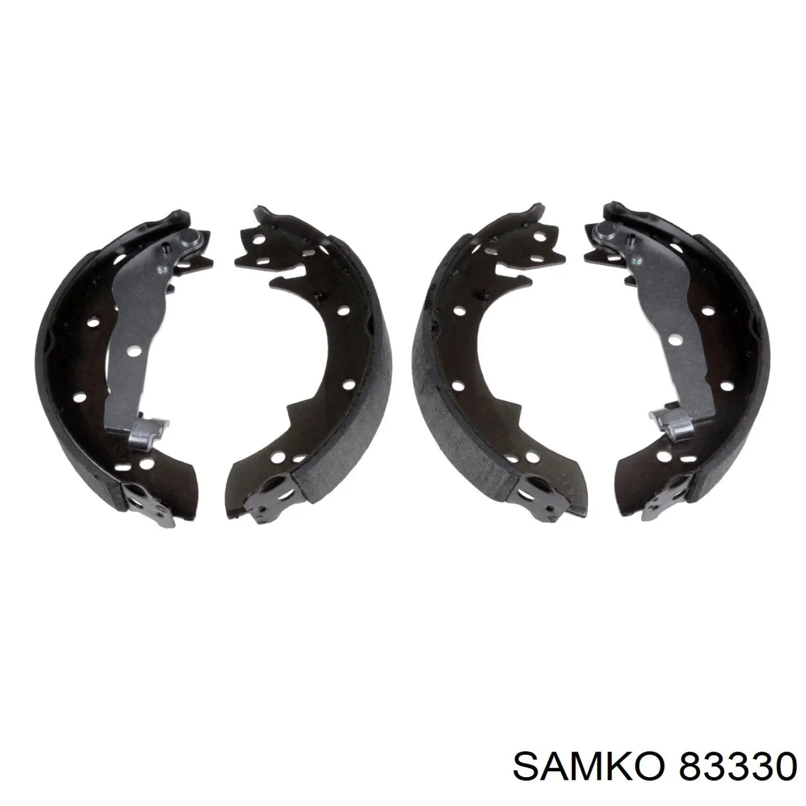 83330 Samko Колодки гальмівні задні, барабанні