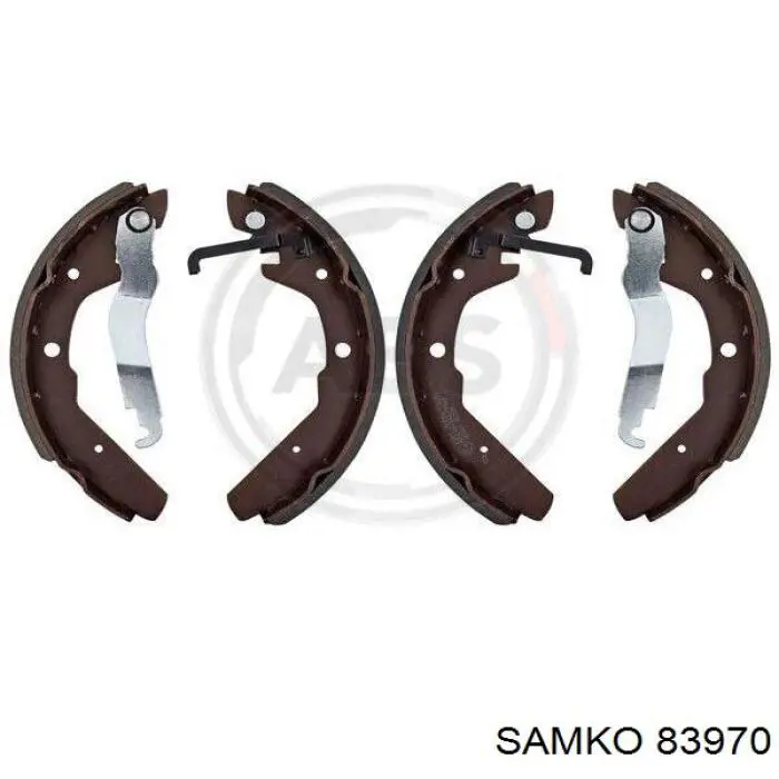 Купити 83970 Samko Колодки гальмові задні, барабанні