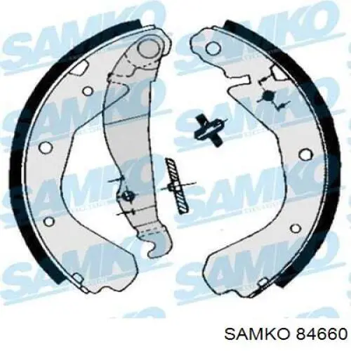 Купити 84660 Samko Колодки гальмові задні, барабанні