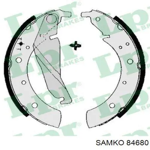 84680 Samko Колодки гальмівні задні, барабанні