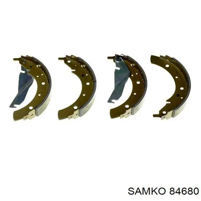 Колодки гальмові задні, барабанні Samko 84680 ціна, від 16.75 USD