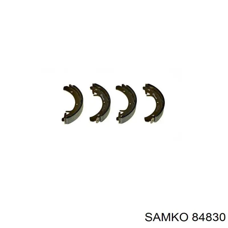 Колодки гальмові задні, барабанні Samko 84830 ціна, від 15.05 USD