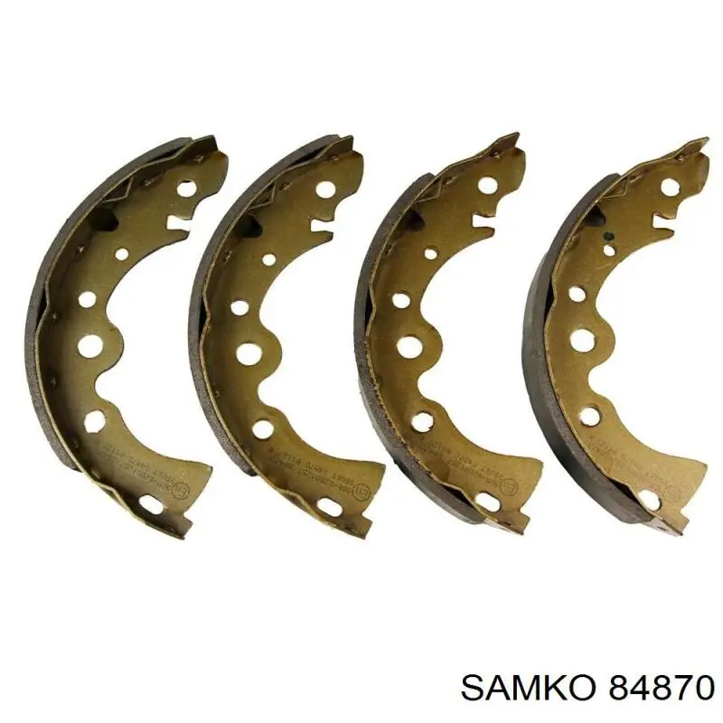 Купити 84870 Samko Колодки гальмові задні, барабанні