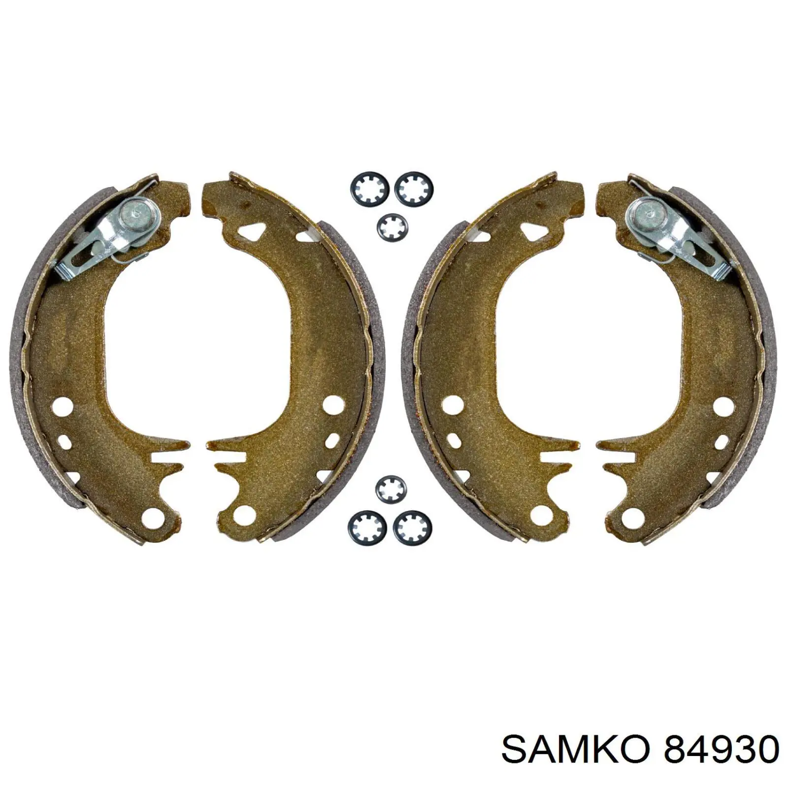 84930 Samko Колодки гальмівні задні, барабанні