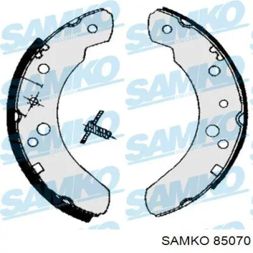 Купити 85070 Samko Колодки гальмові задні, барабанні