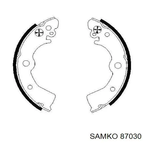 Колодки гальмові задні, барабанні 87030 Samko