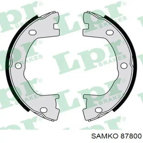 87800 Samko Колодки гальмівні задні, барабанні