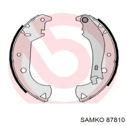 Купити 87810 Samko Колодки гальмові задні, барабанні
