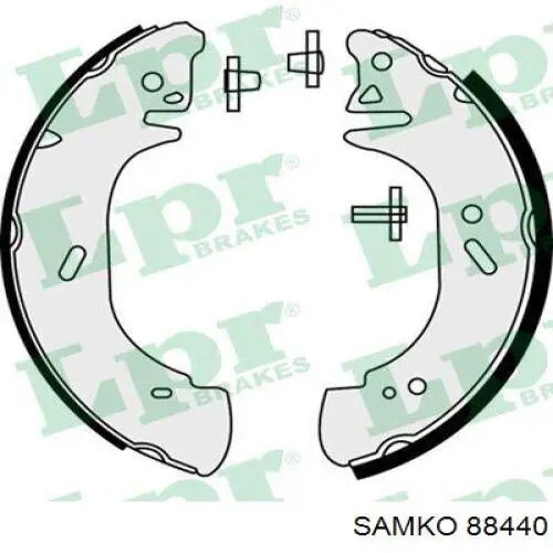 Колодки гальмові задні, барабанні 88440 Samko