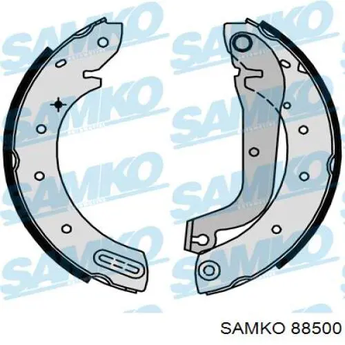 Колодки гальмові задні, барабанні Samko 88500 ціна, від 32.40 USD