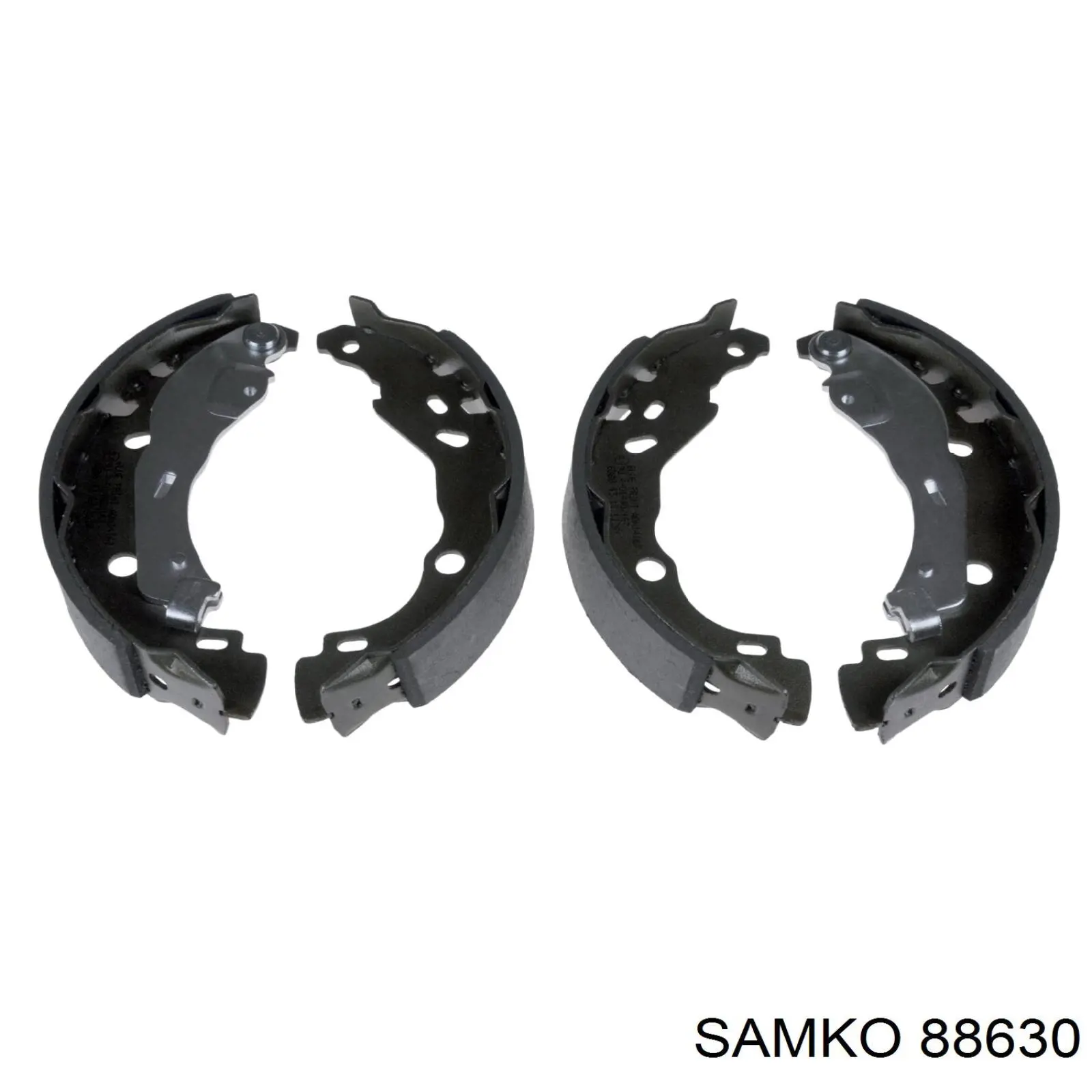 88630 Samko Колодки гальмівні задні, барабанні