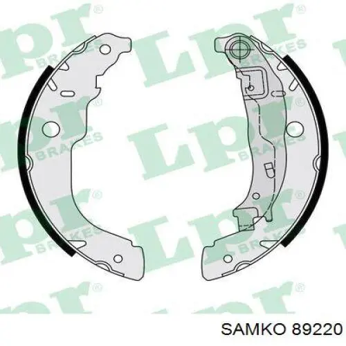 Колодки гальмові задні, барабанні 89220 Samko