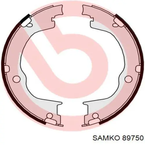 89750 Samko колодки ручника/стоянкового гальма