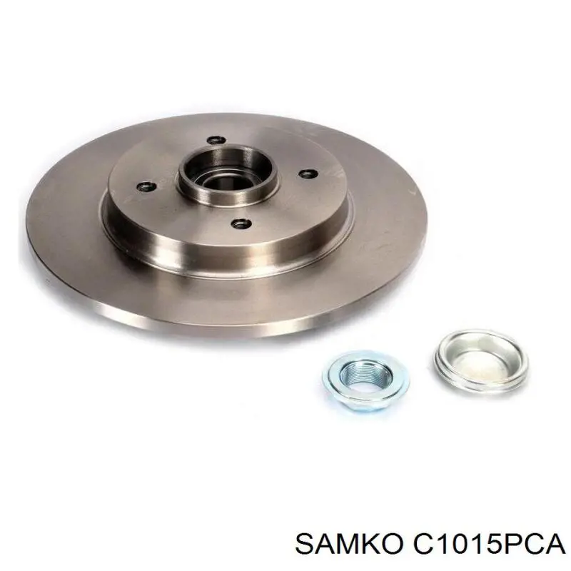 C1015PCA Samko диск гальмівний задній