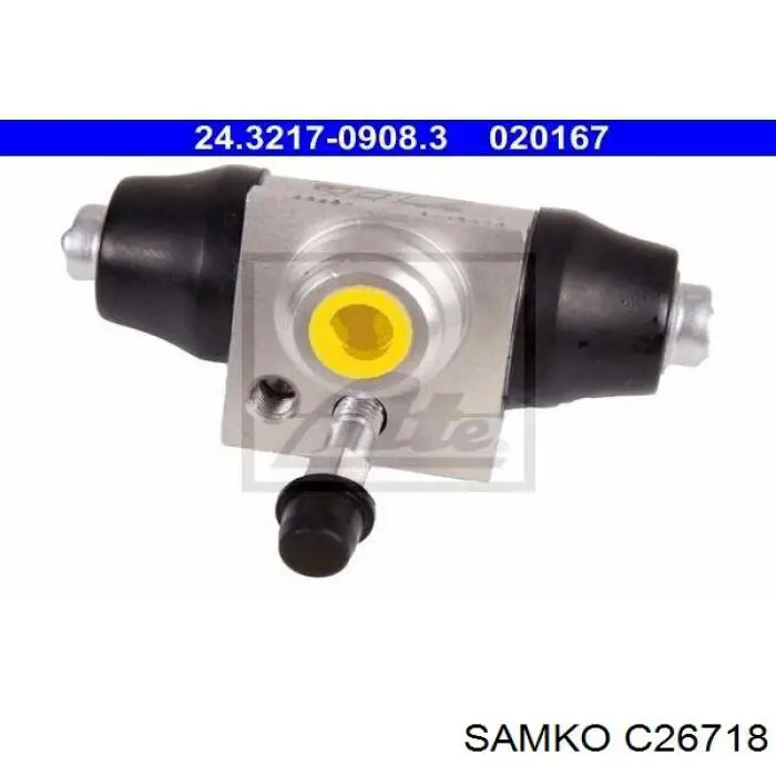 Циліндр гальмівний колісний/робітник, задній Samko C26718 ціна, від 8.83 USD