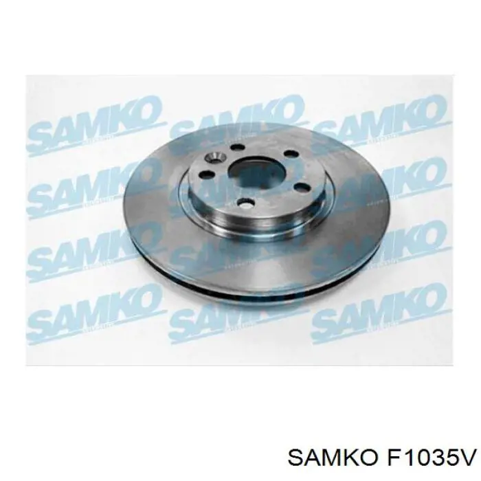 F1035V Samko диск гальмівний передній