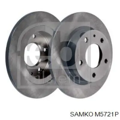 Диск переднього гальма Samko M5721P ціна, від 26.96 USD