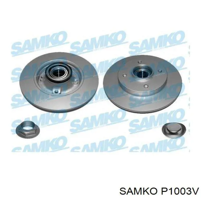 Купити P1003V Samko Ротор гальмівний