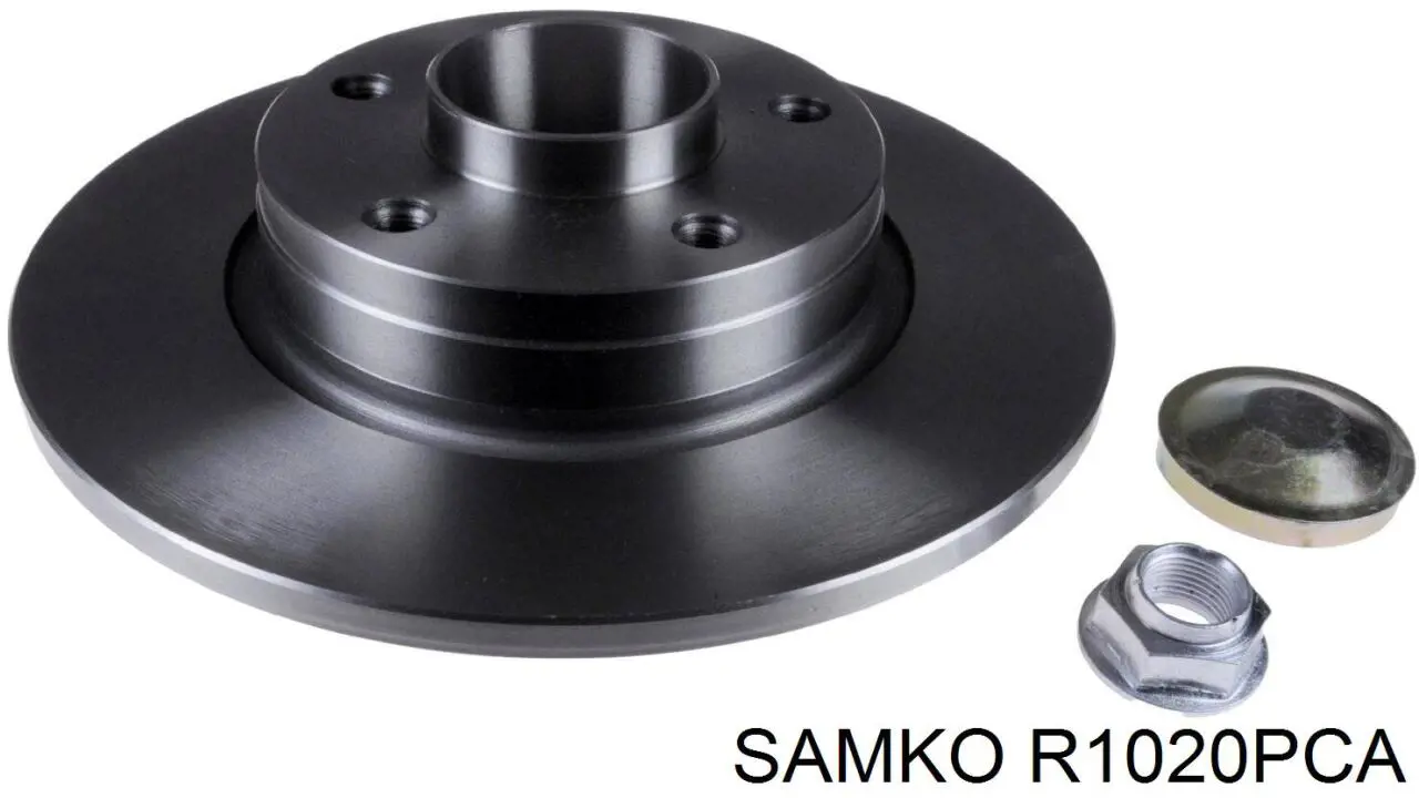 R1020PCA Samko диск гальмівний задній