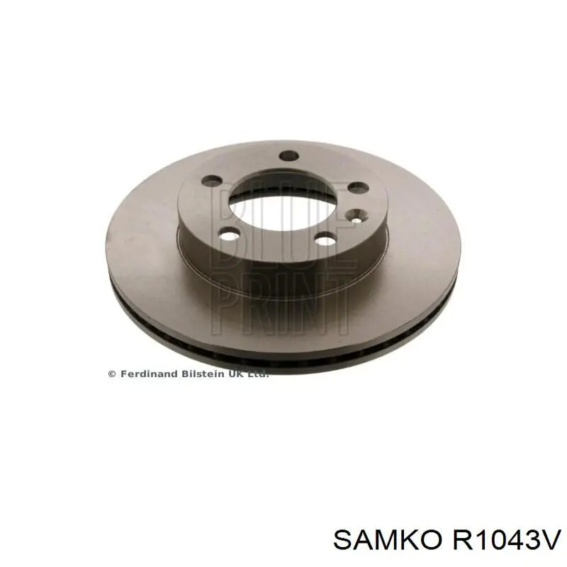 R1043V Samko диск гальмівний передній