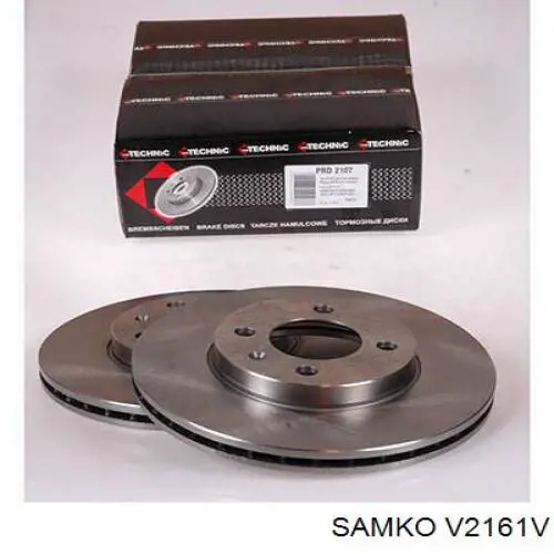 Диск переднього гальма Samko V2161V ціна, від 21.32 USD