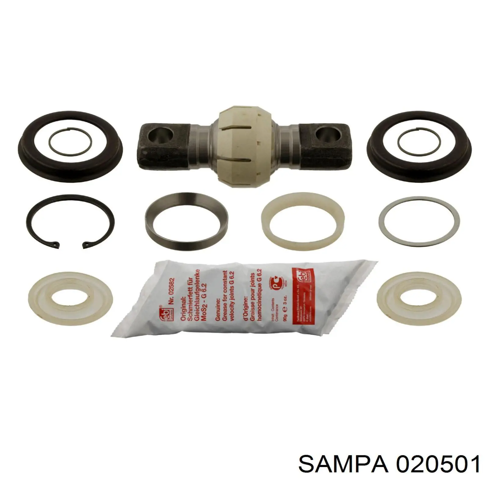 020501 Sampa Otomotiv‏ Сайлентблок задньої реактивної тяги