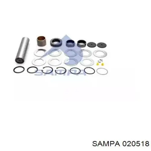 Ремкомплект шкворня поворотного кулака Sampa Otomotiv‏ 020518 ціна, від 55.84 USD