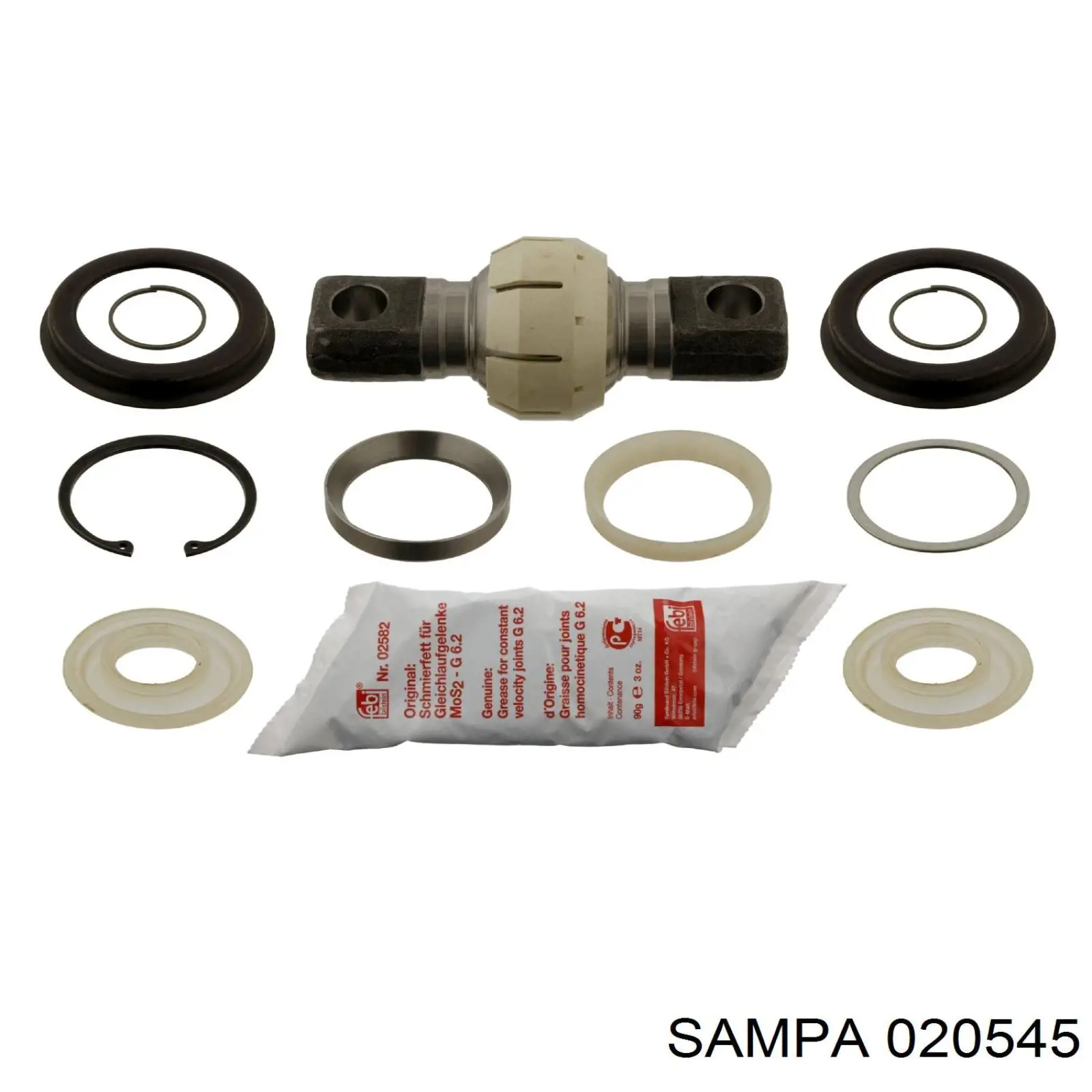 020545 Sampa Otomotiv‏ Сайлентблок задньої реактивної тяги