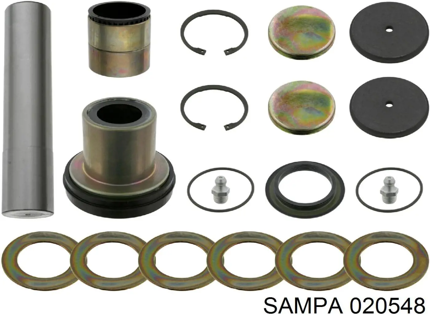 Ремкомплект шкворня поворотного кулака Sampa Otomotiv‏ 020548 ціна, від 90.38 USD