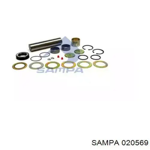 Ремкомплект шкворня поворотного кулака Sampa Otomotiv‏ 020569 ціна, від 29.18 USD