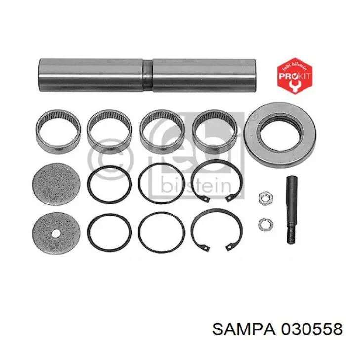 030558 Sampa Otomotiv‏ Ремкомплект шкворня поворотного кулака