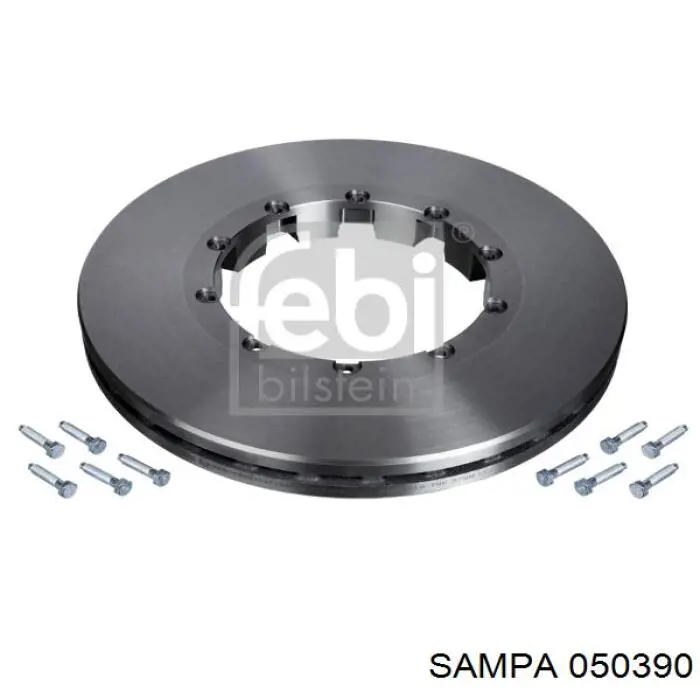 050390 Sampa Otomotiv‏ Гальмо дискове переднє
