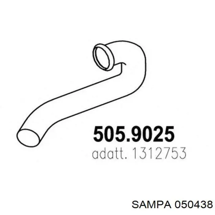 Глушник вихлопних газів кінцевий на DAF 95 XF I 