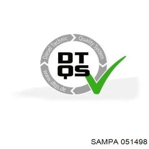 051498 Sampa Otomotiv‏ шланг/патрубок рідинного охолодження турбіни, обратка
