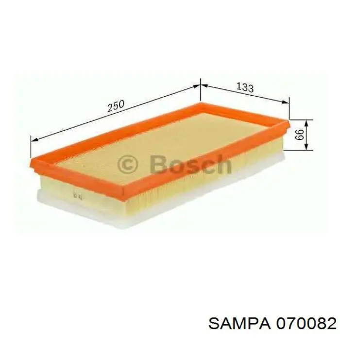 Сальник задньої маточини 070082 Sampa Otomotiv‏