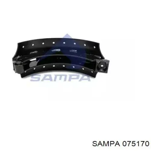 075170 Sampa Otomotiv‏ Колодки гальмівні задні, барабанні
