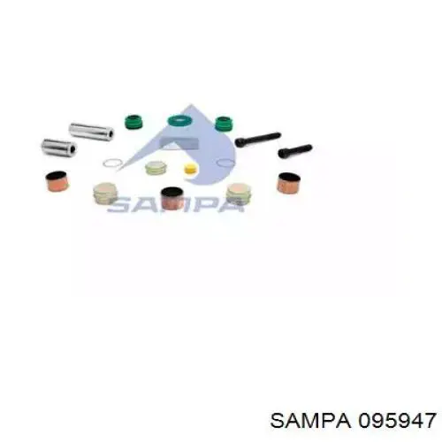 Ремкомплект супорту гальмівного переднього Sampa Otomotiv‏ 095947 ціна, від 25.08 USD