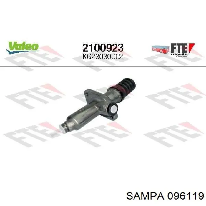 Головний циліндр зчеплення 96119 Sampa Otomotiv‏