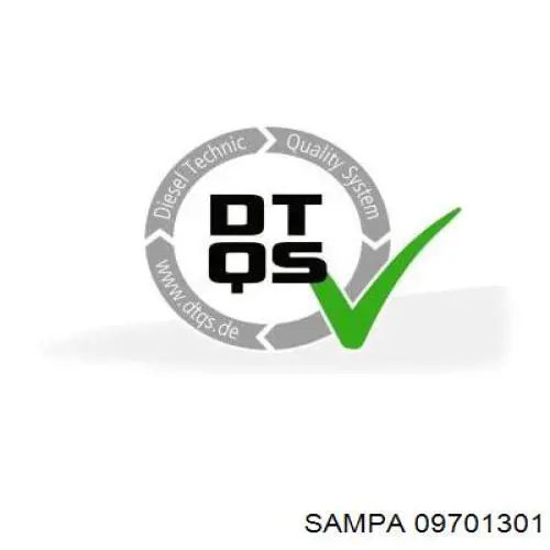 Накінечник центральної рульової тяги, лівий 09701301 Sampa Otomotiv‏