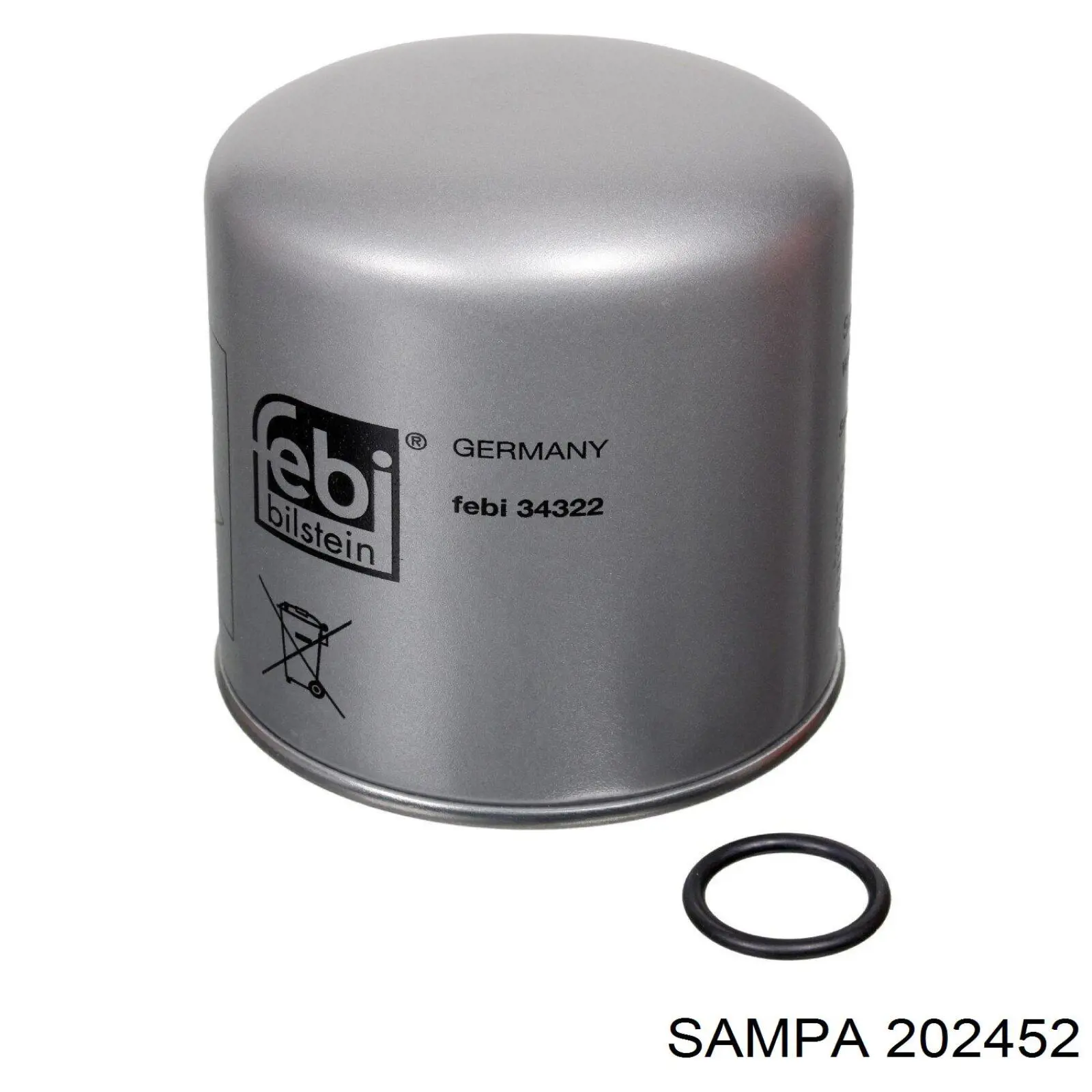 202452 Sampa Otomotiv‏ фільтр осушувача повітря (вологомастиловідділювача (TRUCK))