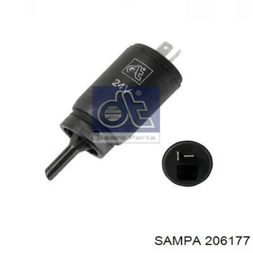 Моторчик омивача переднього скла Sampa Otomotiv‏ 206177 ціна, від 7.83 USD