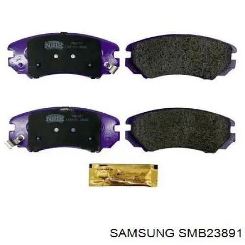 Гальмівні колодки Samsung SMB23891 ціна, від 24.97 USD