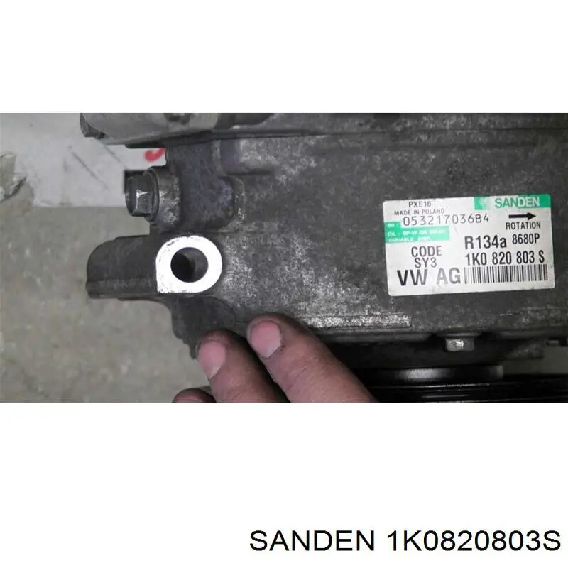 Компресор системи кондиціювання Sanden 1K0820803S ціна, від 97.98 USD